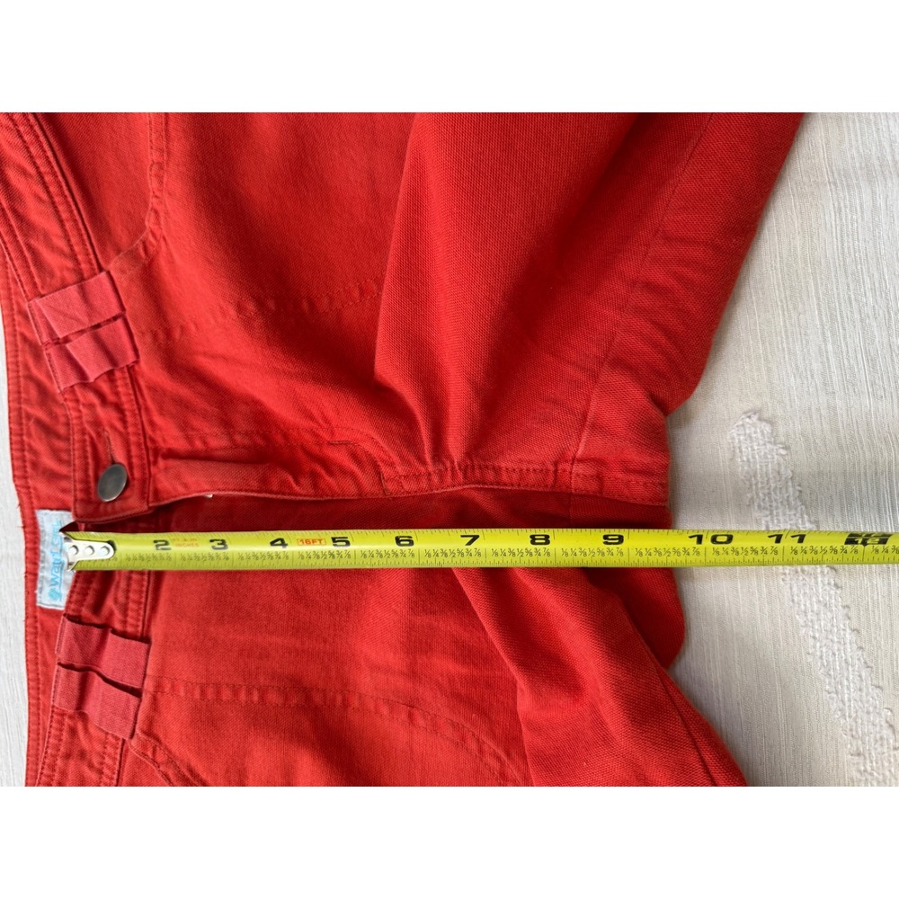 Patagonia Water Girl Women's 8 Red Wide Leg Utility Pants Vintage Y2K - Picture 7 of 8